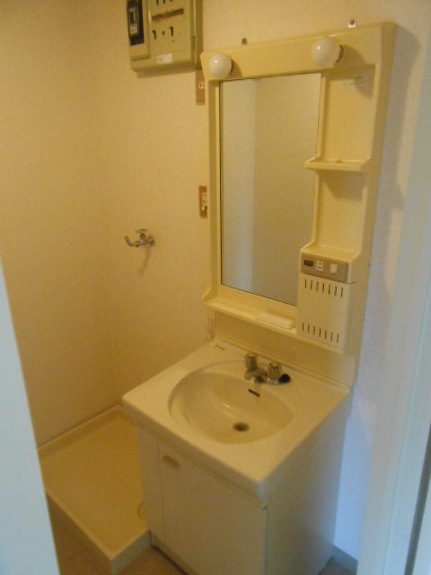 Washroom. Independent wash basin