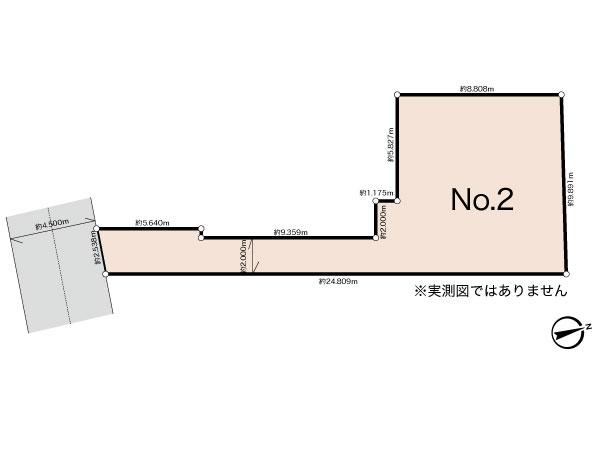 Compartment figure. Land price 26,800,000 yen, Land area 125.12 sq m