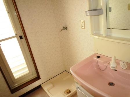 Washroom. Shampoo dresser is attached