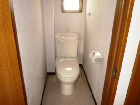 Toilet. There is also a window to the toilet