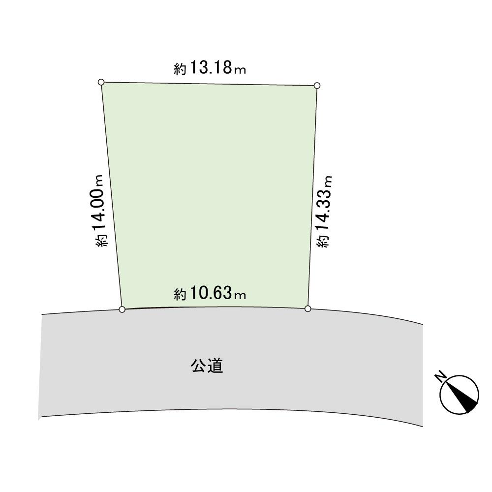 Compartment figure. Land price 34,800,000 yen, Land area 171.52 sq m