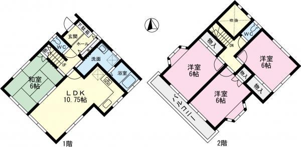 Compartment figure. 26,800,000 yen, 4LDK, Land area 117.7 sq m , Building area 81.97 sq m