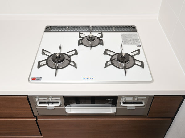 Kitchen.  [Two short beeps and a stove] Such as anhydrous double-sided grill in the kitchen, A variety of convenient ・ Adopt a beep and a stove that was to enrich the safety function.