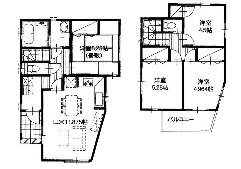Floor plan. (4), Price 34,400,000 yen, 4LDK, Land area 125.33 sq m , Building area 82.33 sq m