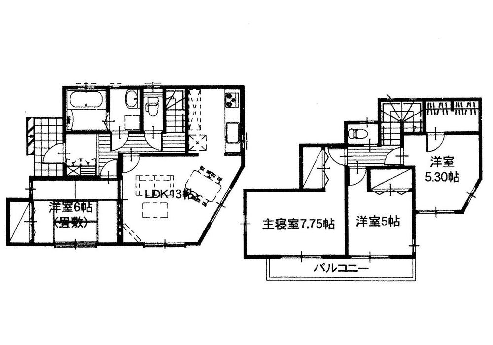 Floor plan. (5), Price 35.4 million yen, 4LDK, Land area 125.7 sq m , Building area 91.39 sq m
