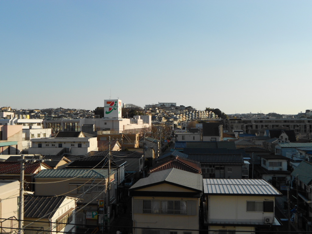 View. South from balcony