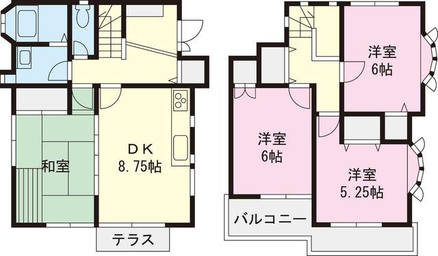 Floor plan. 23.8 million yen, 4DK, Land area 145.51 sq m , Building area 80.14 sq m