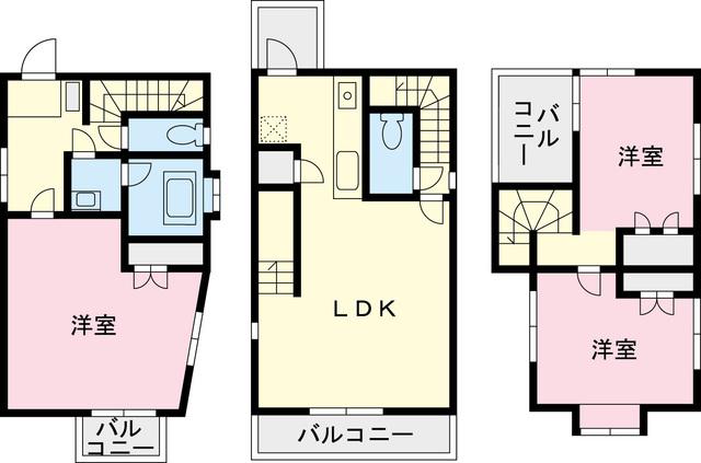 Floor plan. 26,800,000 yen, 3LDK, Land area 100.36 sq m , Building area 94.76 sq m
