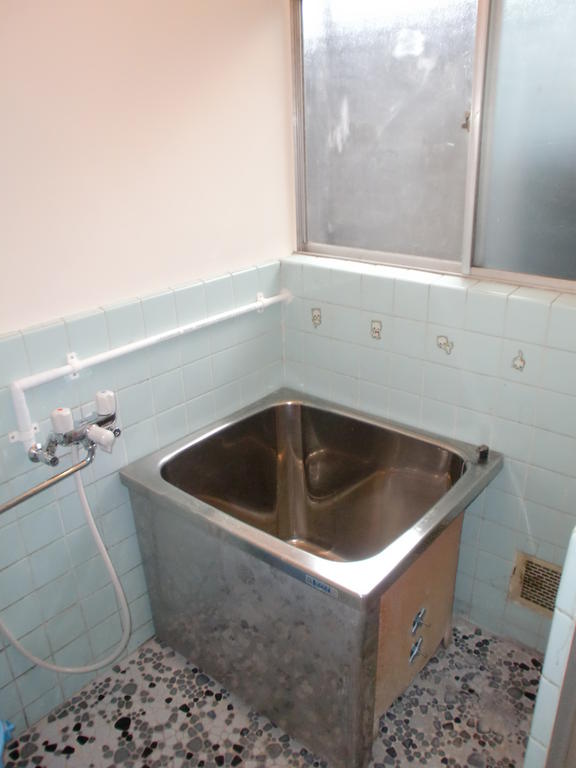 Bath. Bathtub is a little smaller