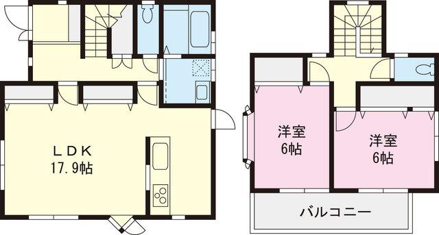 Floor plan. 32,800,000 yen, 2LDK, Land area 145.8 sq m , Building area 82.8 sq m