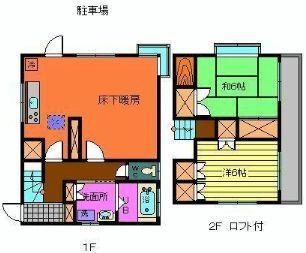 Floor plan. 24,800,000 yen, 2LDK, Land area 9.01 sq m , Building area 73.17 sq m