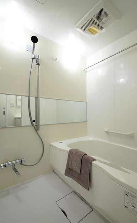 Bathroom. Bathroom with a bathroom dryer