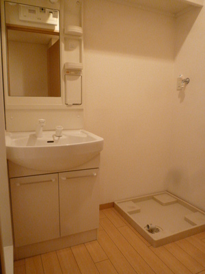 Washroom. Glad Bathroom Vanity ・ Laundry Area indoor