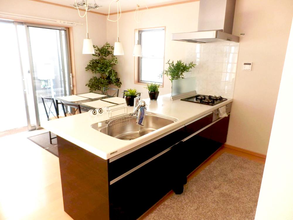 Spacious user-friendly kitchen. Storage enhancement attaching therefore cupboard! It looks Easy also clean and stylish (company specification example)