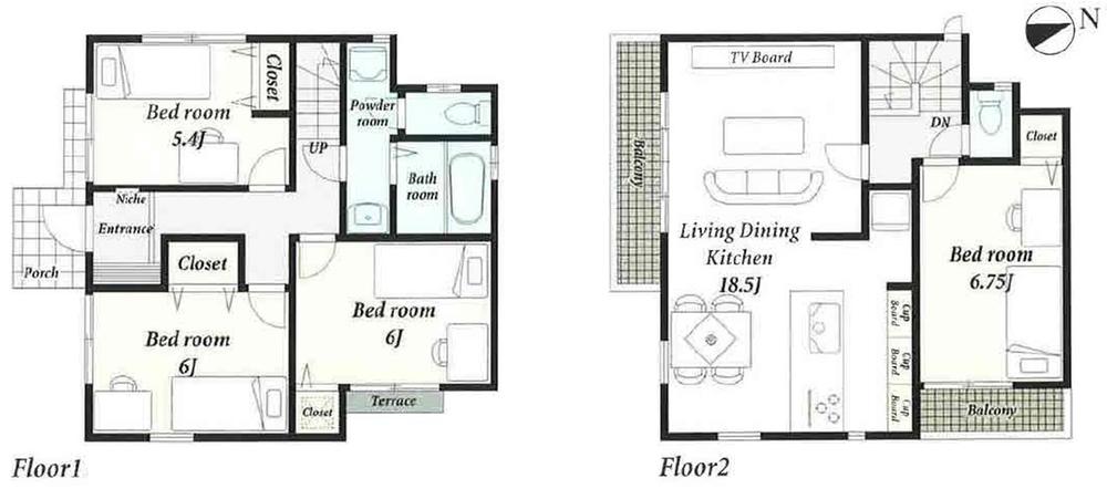 Floor plan. (R- (11) -2 Building), Price 31,400,000 yen, 4LDK, Land area 125.22 sq m , Building area 97.29 sq m