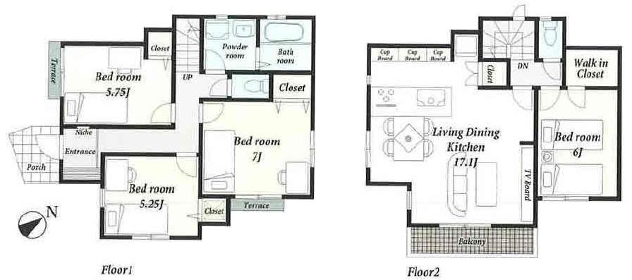 Floor plan. (R- (11) -6 Building), Price 30,800,000 yen, 4LDK, Land area 125.48 sq m , Building area 97.08 sq m