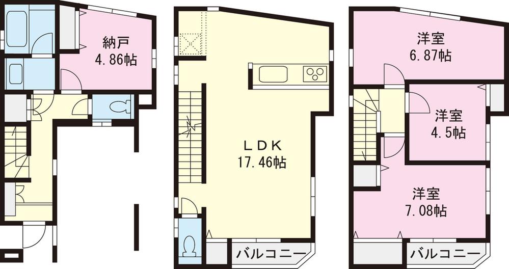 Floor plan. Municipal Morinodai until elementary school 900m