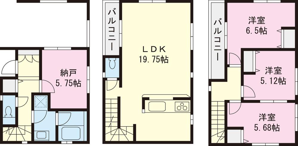 Floor plan. 1 minute walk Yokohama Nishiguchi! House looking for Please leave familiar Yamato Ju販 even CM of FM Yokohama. The real estate exhibition Plaza, Also on display information that can not be advertising. I'd love to, Please visit.