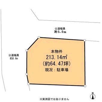Compartment figure. Land price 53 million yen, Land area 213.14 sq m