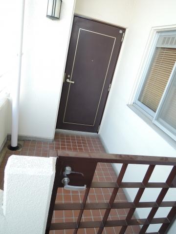 Entrance. Entrance with porch