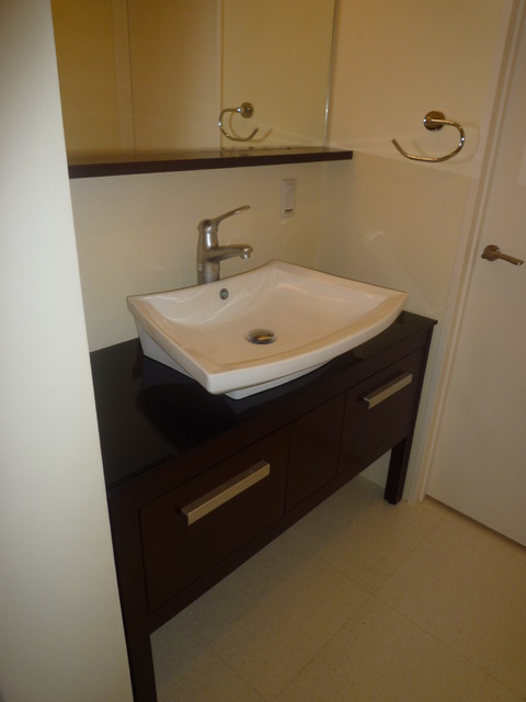 Washroom. Happy independence day wash basin in the morning of the dressing