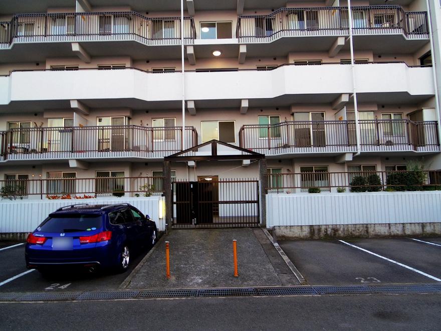 Parking lot. Common areas