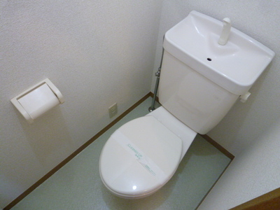 Toilet. Of course, bus toilet by