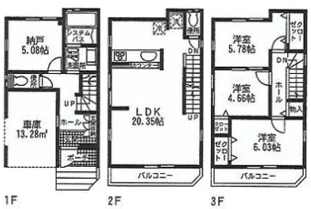 Floor plan. Piago 30m to Zhongshan shop