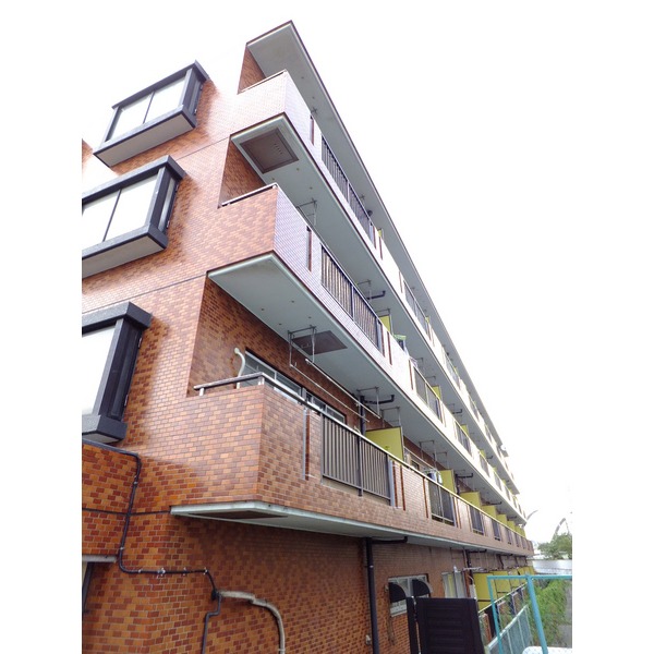 Building appearance. Sunny