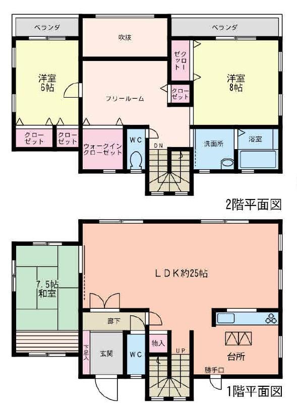 Floor plan. 45,800,000 yen, 3LDK, Land area 194.05 sq m , Building area 121.72 sq m