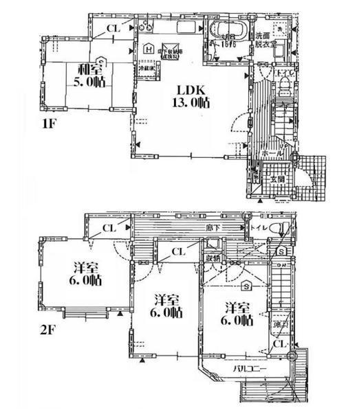 Floor plan. 37,160,000 yen, 4LDK, Land area 140.1 sq m , Building area 94.74 sq m