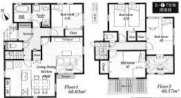 Floor plan. 35,200,000 yen, 4LDK, Land area 126.13 sq m , Building area 100.6 sq m