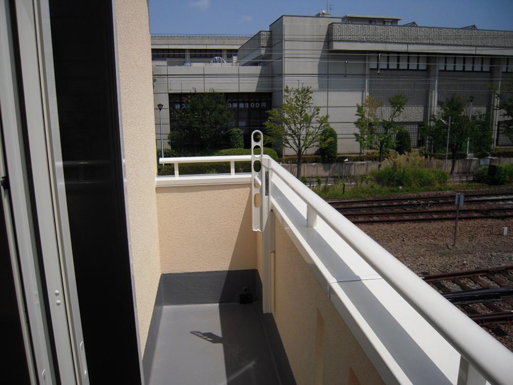 Balcony. Bright balcony