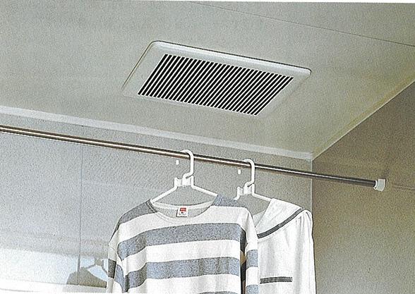Cooling and heating ・ Air conditioning. ventilation, Drying, heating, With four of the functions of the cool breeze. Drying your laundry is of course, Heating function is very effective in the winter of heat shock measures. 
