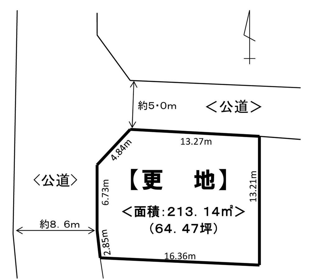 Compartment figure. Land price 53 million yen, Land area 213.14 sq m