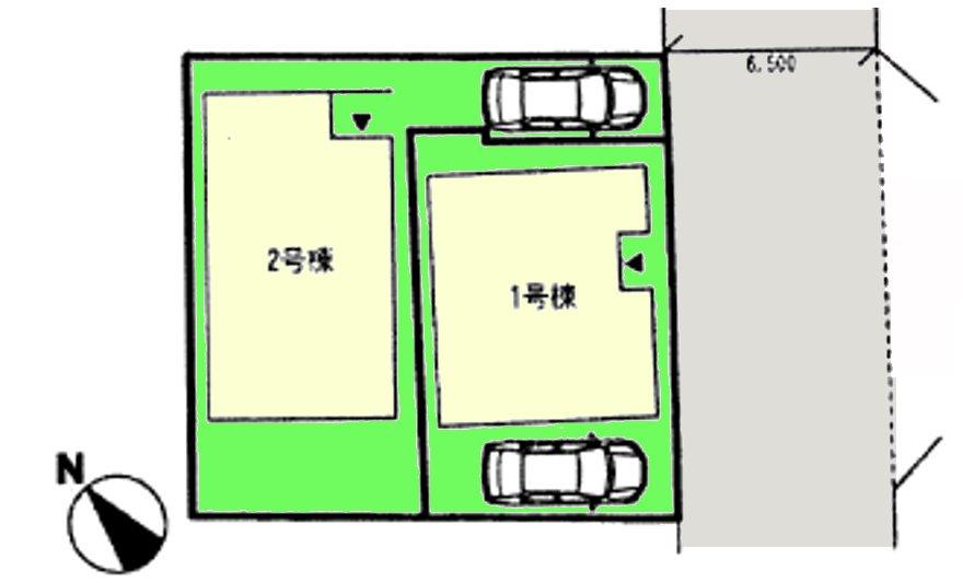Compartment figure. 39,800,000 yen, 3LDK, Land area 85.76 sq m , Building area 91.08 sq m