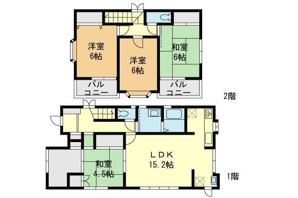 Floor plan. 34,300,000 yen, 4LDK+S, Land area 125.22 sq m , Building area 89.23 sq m floor plan