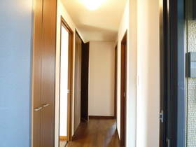 Entrance. Because there is a corridor does not look into the room to visitors.