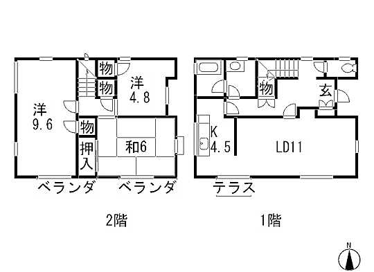 Floor plan. 49,800,000 yen, 3LDK, Land area 298.95 sq m , Building area 94.77 sq m
