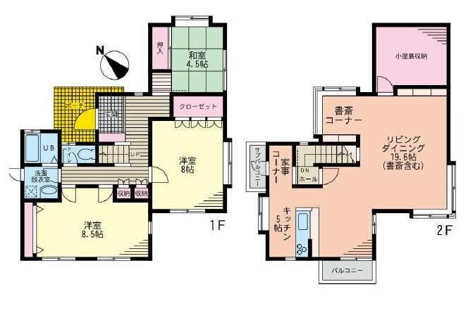 Floor plan. 31,800,000 yen, 3LDK, Land area 180.31 sq m , Building area 119.35 sq m
