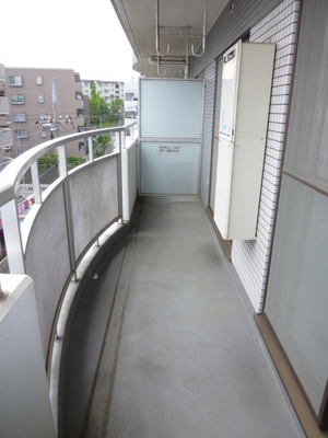 Balcony. Spacious balcony