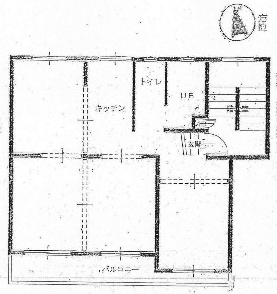 Floor plan. 3DK, Price 14.9 million yen, Occupied area 53.12 sq m , Balcony area 9.01 sq m
