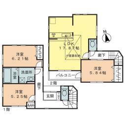 Floor plan. (B Building), Price 29,800,000 yen, 3LDK, Land area 96.5 sq m , Building area 107.03 sq m