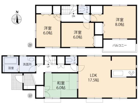 Floor plan. 39,800,000 yen, 4LDK, Land area 160.5 sq m , Building area 105.16 sq m floor plan