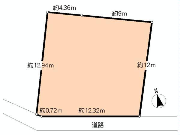 Compartment figure. Land price 25,800,000 yen, Land area 165.33 sq m