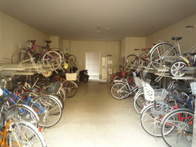 Other common areas. Covered bicycle parking lots