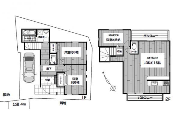 Floor plan. 30,800,000 yen, 3LDK, Land area 80.24 sq m , Building area 79.97 sq m