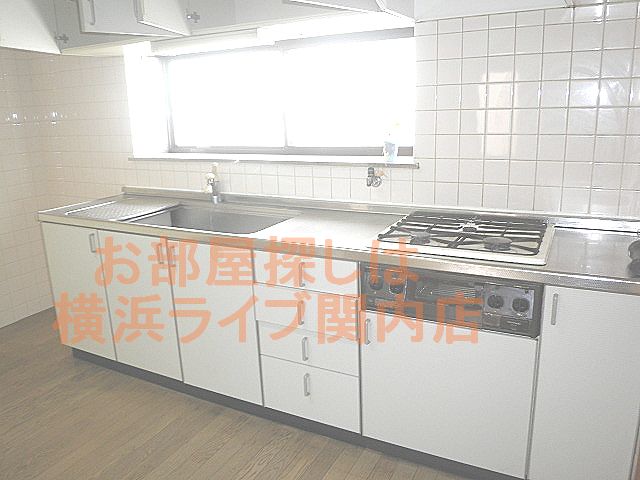 Kitchen. System kitchen 3-neck gas stove