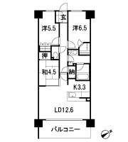 Floor: 3LDK + WIC + N, the area occupied: 73.8 sq m, Price: 34,980,000 yen, now on sale