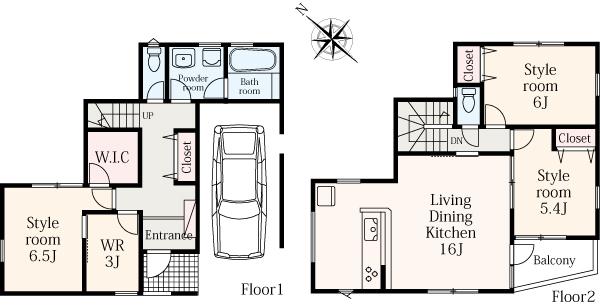 Floor plan. (C), Price 35,800,000 yen, 3LDK+S, Land area 93.97 sq m , Building area 111.76 sq m